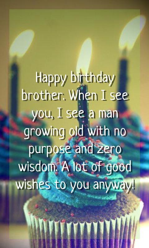happy birthday to your brother